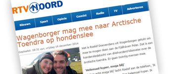 Interview with local radiostation RTV Noord | In the papers